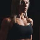 Lesbian Fitness Freak with Sporty Body in Muskegon